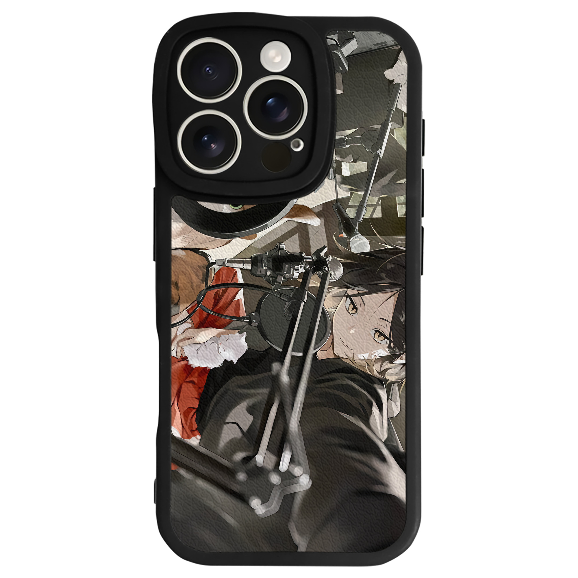 （画像用） ハイキュー!! Haikyu!! 【iPhone 16シリーズ対応】シリコンスマホケース（レザー調） 材質：シリコン